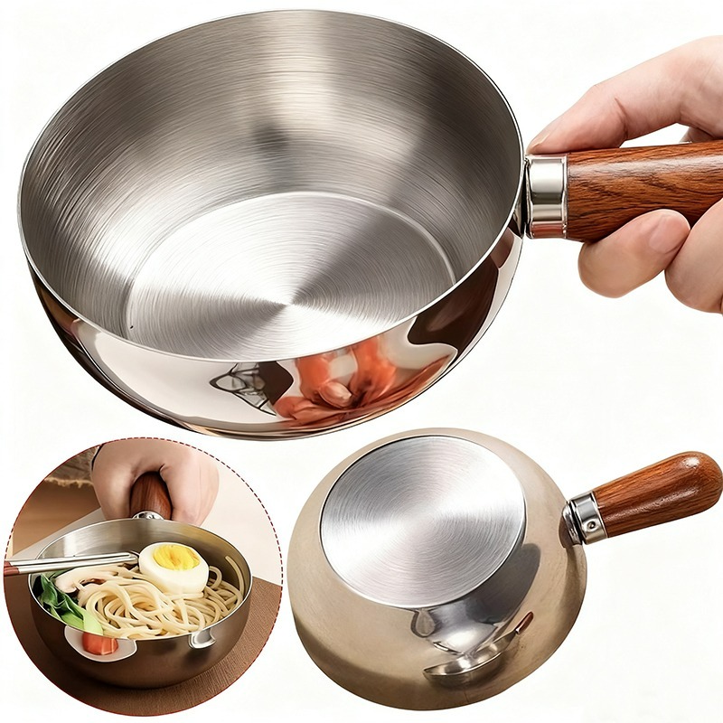 Commercial Kitchen Pans - Panela de Aço Inoxidável com Cabo