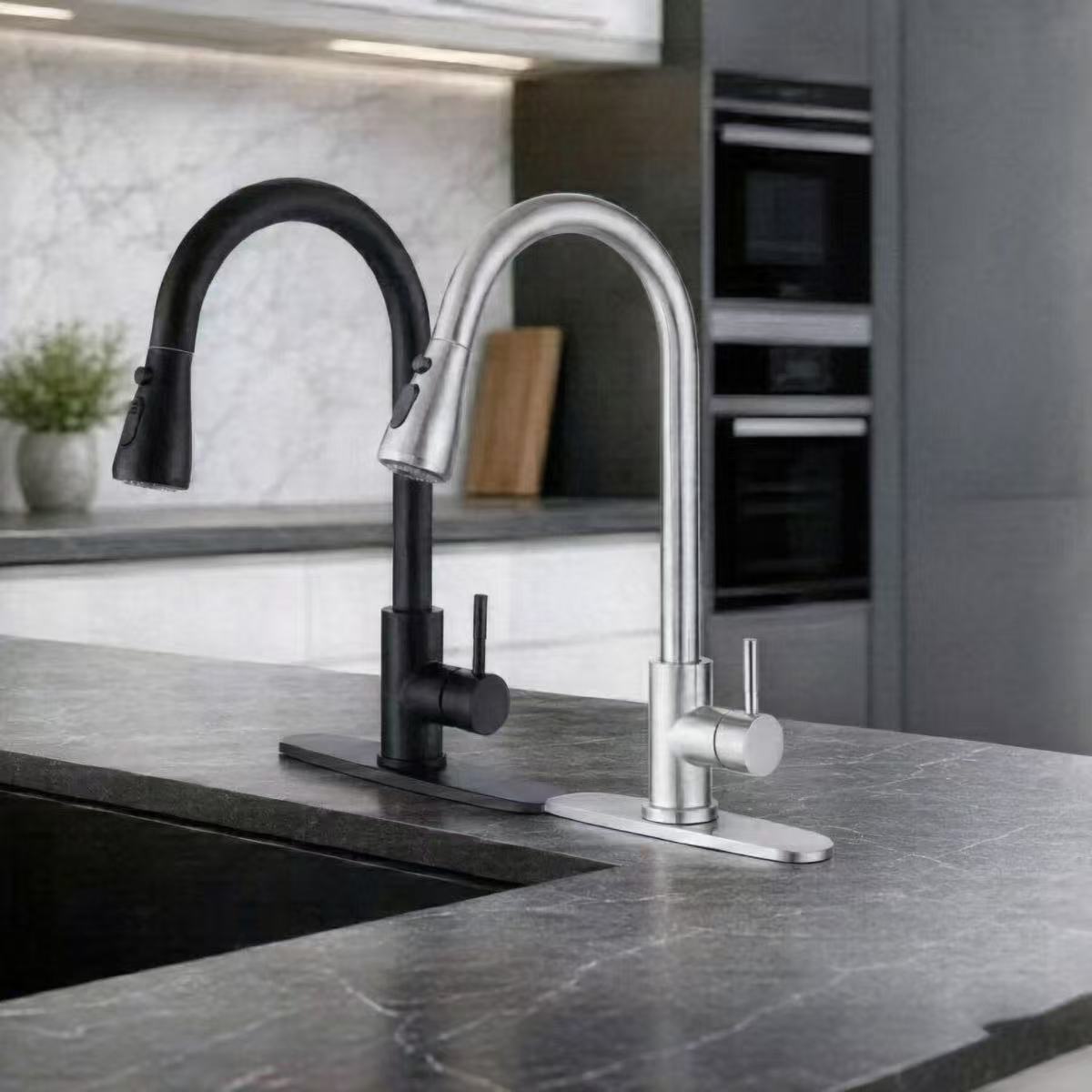 Commercial Kitchen Mixer Tap - Torneira de Cozinha Monocomando com Bico