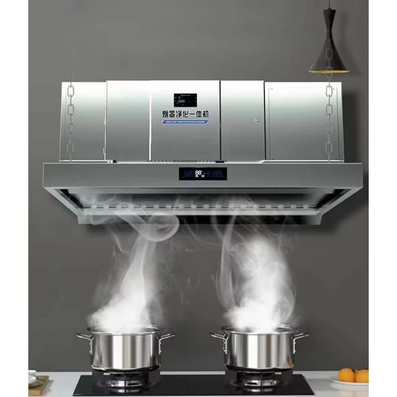 Commercial Kitchen Exhaust Hood - Purificador de ar eletrostático embutido personalizado