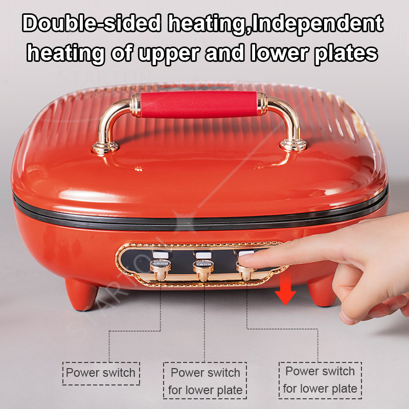 Crepe Maker Griddle - Fabricante de crepe dupla face aquecimento
