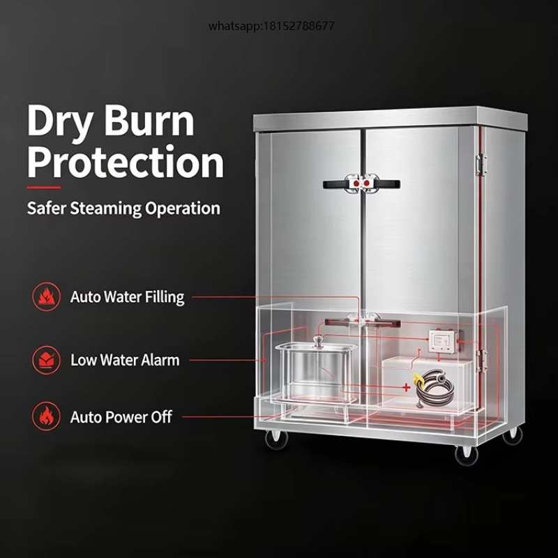 Commercial Steamer Cabinet - Armário de Cozimento a Vapor para