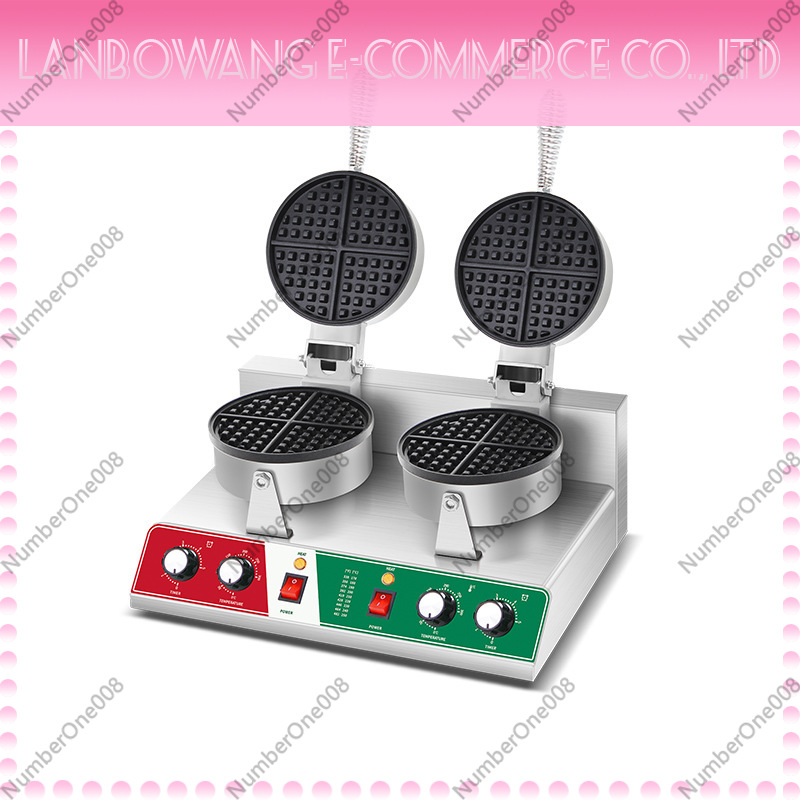 Crepe Maker Griddle - Máquina de Waffles Rotativa Antiaderente, Chapa