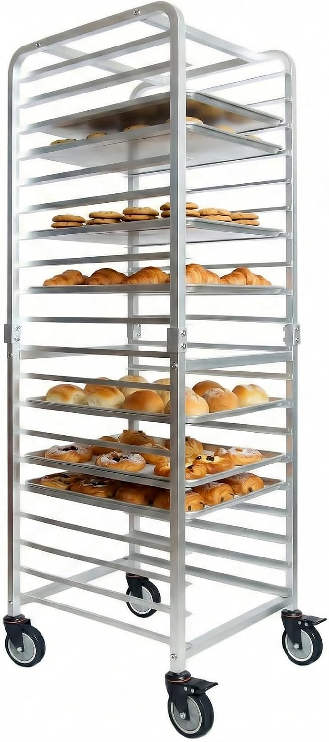 Commercial Kitchen Pans - Carrinho de Resfriamento Móvel para Padaria