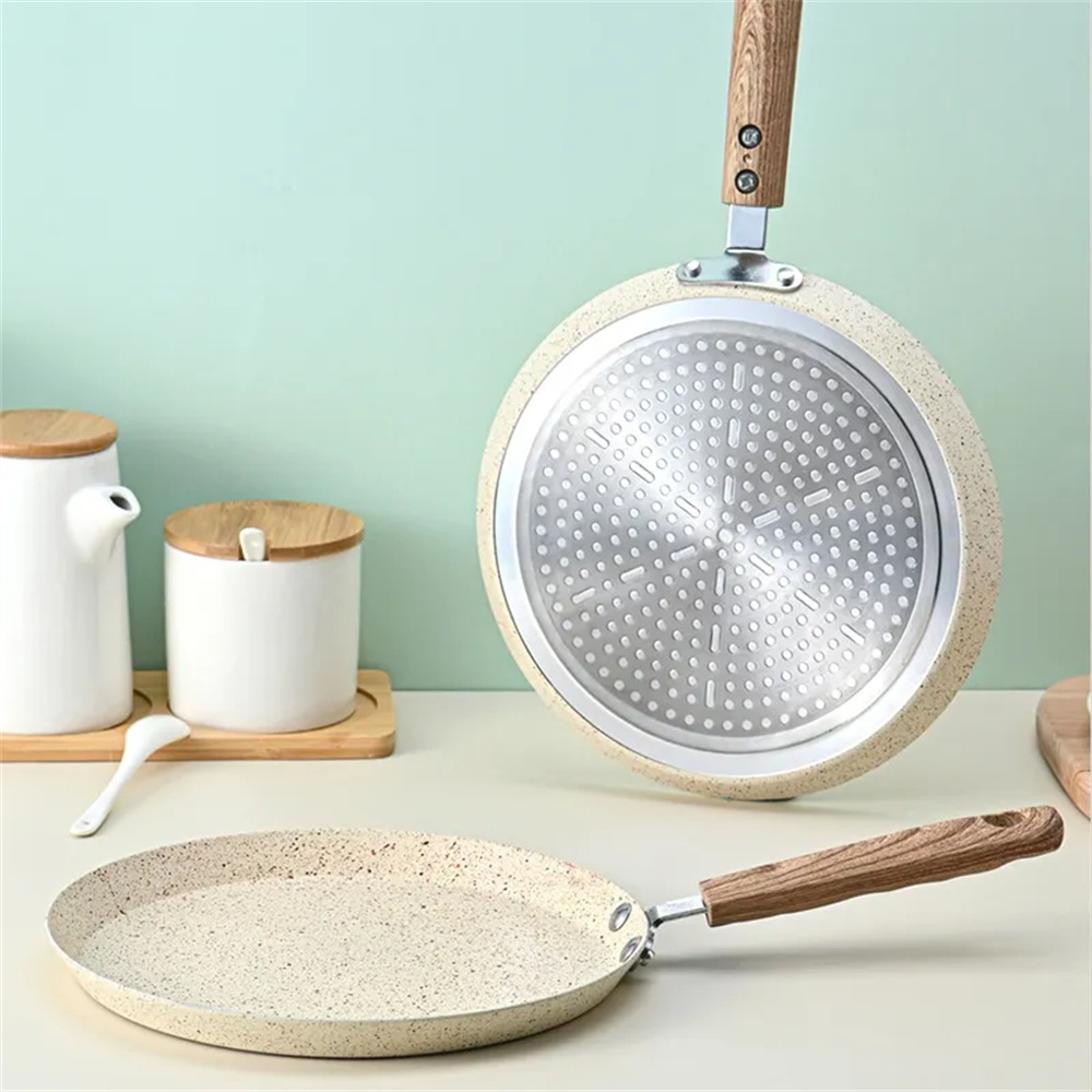 Crepe Maker Griddle - Frigideira antiaderente panqueca crepe pan mini