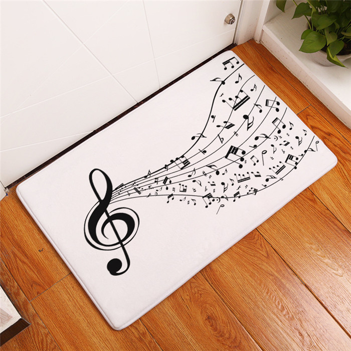 Tapete criativo com notas musi - Commercial Kitchen Non Slip Flooring avaliação e preço
