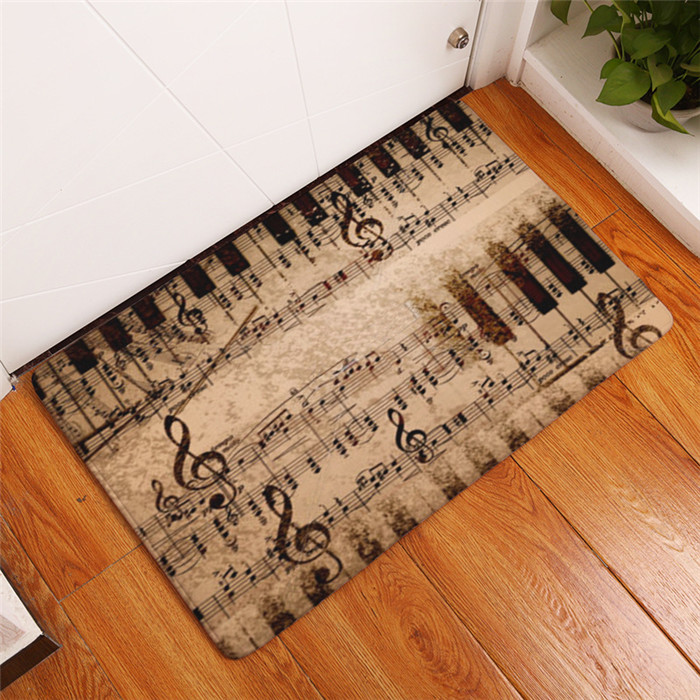 Tapete criativo com notas musi - Commercial Kitchen Non Slip Flooring avaliação e preço