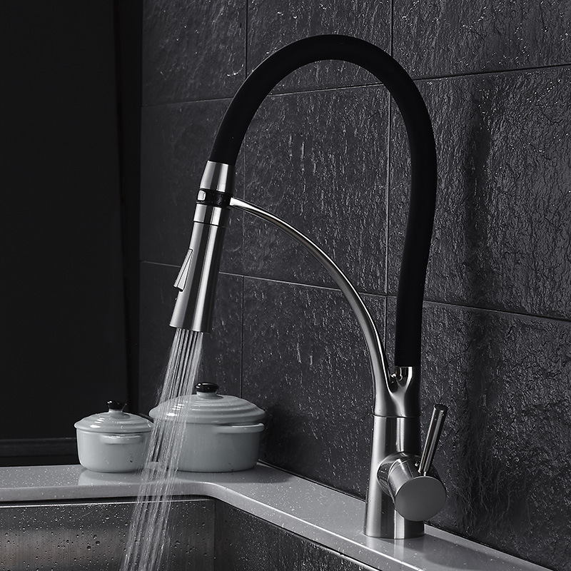 Torneira de Cozinha Retrátil e - Commercial Kitchen Mixer Tap avaliação e preço