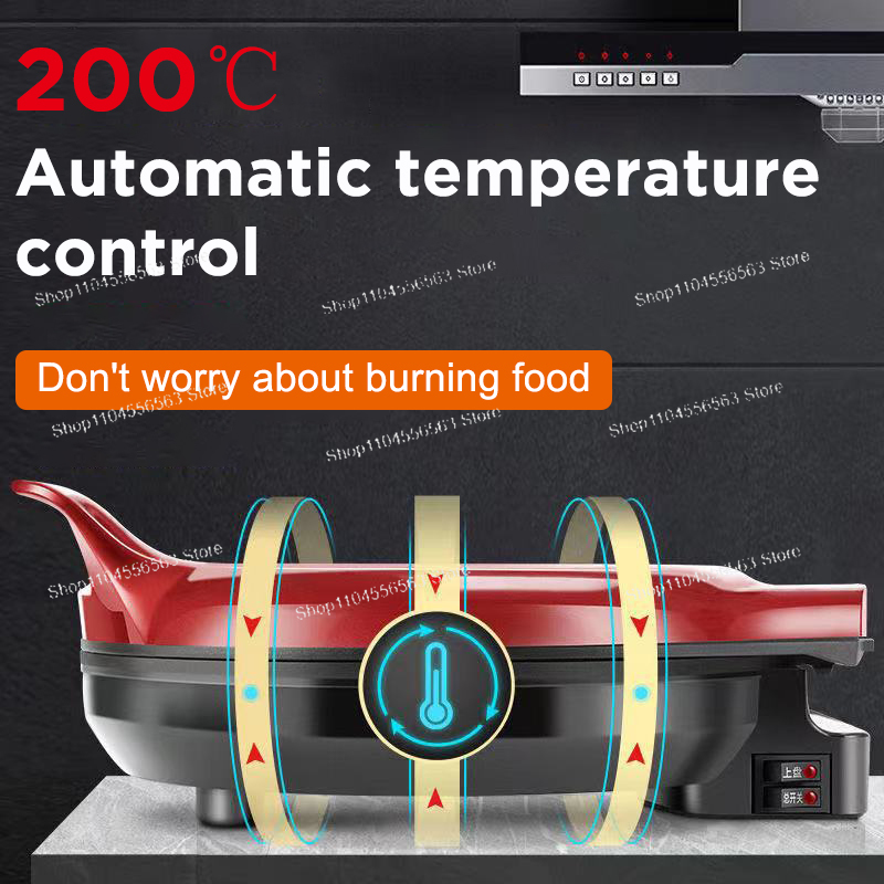110V/220V Electric Pancake Mak - Crepe Maker Griddle avaliação e preço