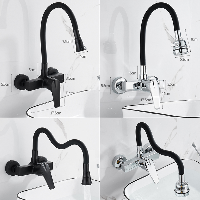 ELLEN-Wall Mount Torneira De P - Commercial Kitchen Mixer Tap avaliação e preço