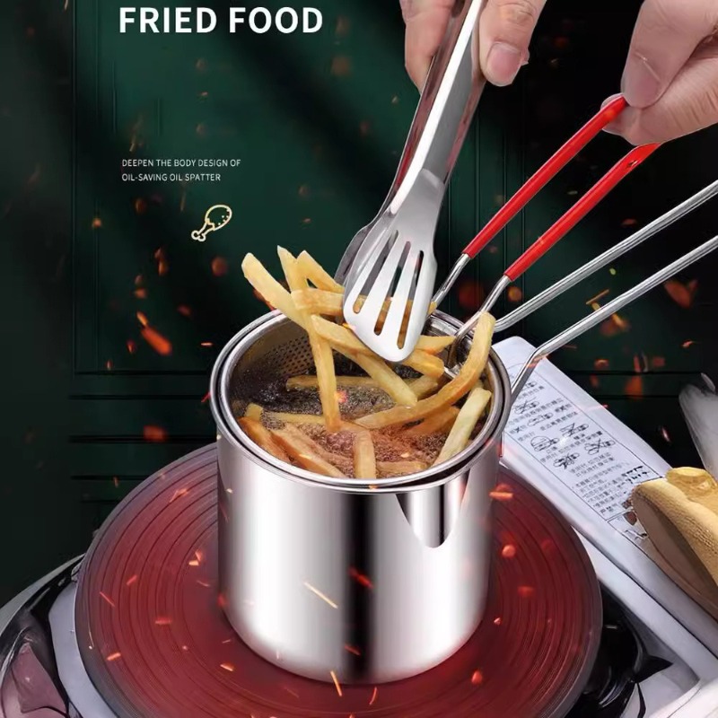 Fritadeira de aço inoxidável 3 - Commercial Kitchen Pans avaliação e preço