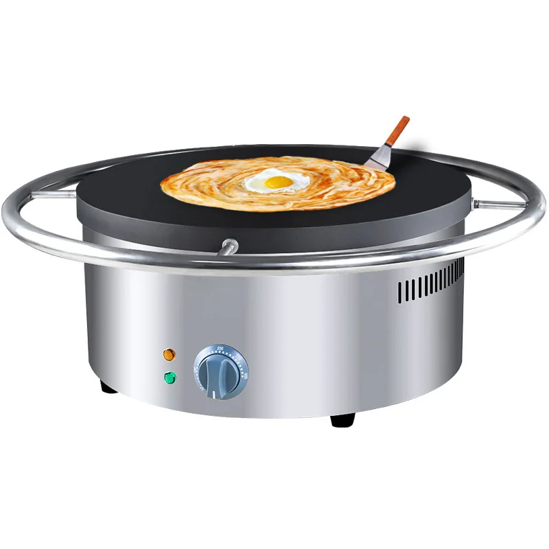 Chapa Elétrica Rotativa Manual - Crepe Maker Griddle avaliação e preço