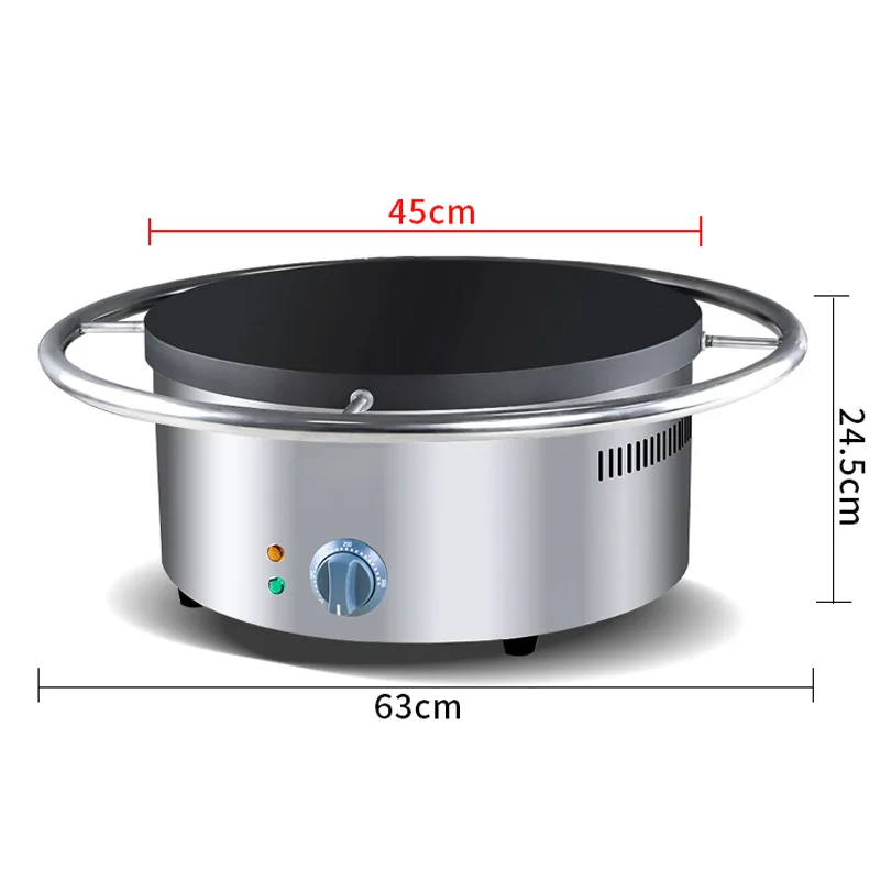 Chapa Elétrica Rotativa Manual - Crepe Maker Griddle avaliação e preço