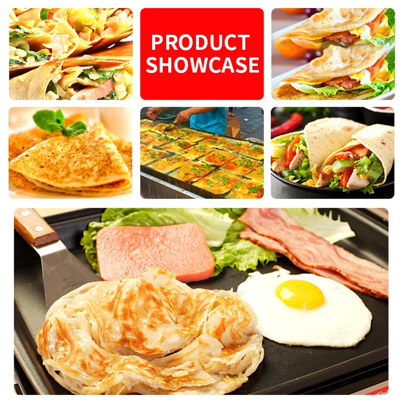 Chapa Elétrica Rotativa Manual - Crepe Maker Griddle avaliação e preço