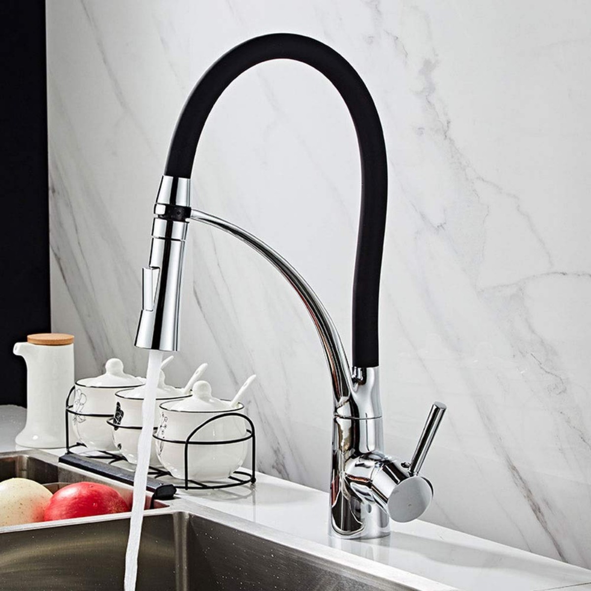 Torneira de Cozinha Retrátil 3 - Commercial Kitchen Mixer Tap avaliação e preço