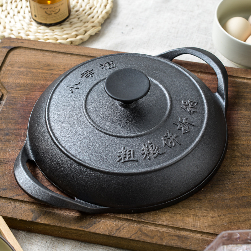 Chapa de ferro fundido autênti - Crepe Maker Griddle avaliação e preço