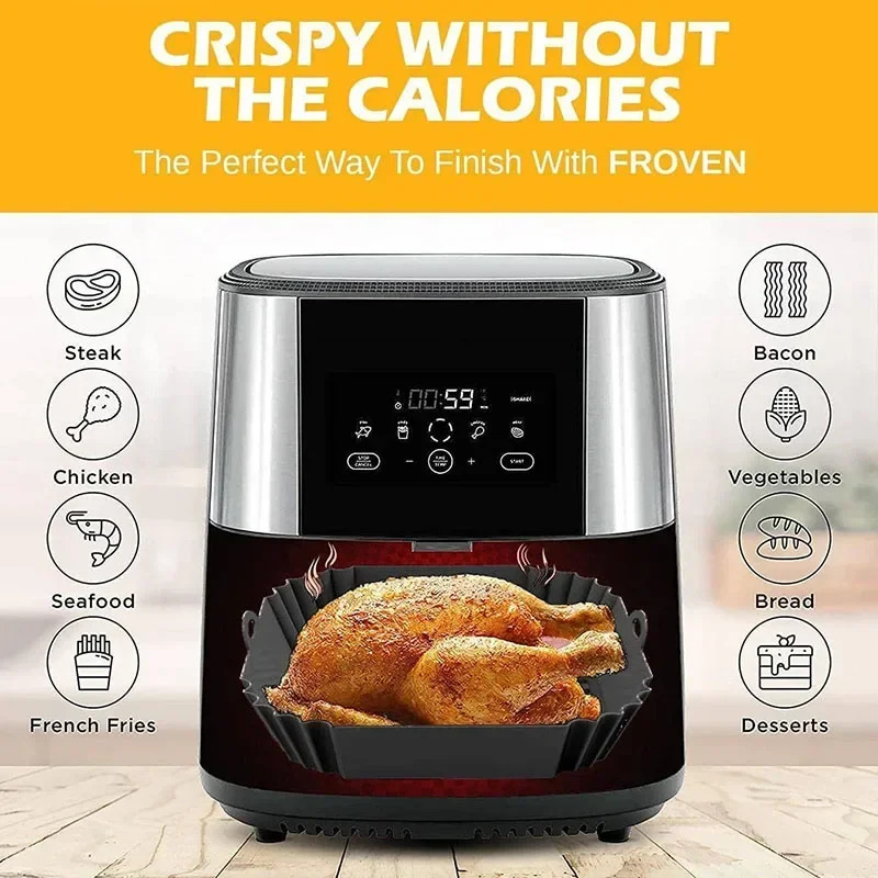 Cesta de fritadeira de ar de s - Commercial Kitchen Pans avaliação e preço
