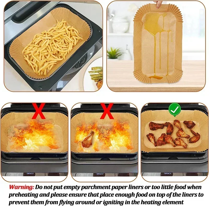 Papel descartável para fritade - Commercial Kitchen Pans avaliação e preço