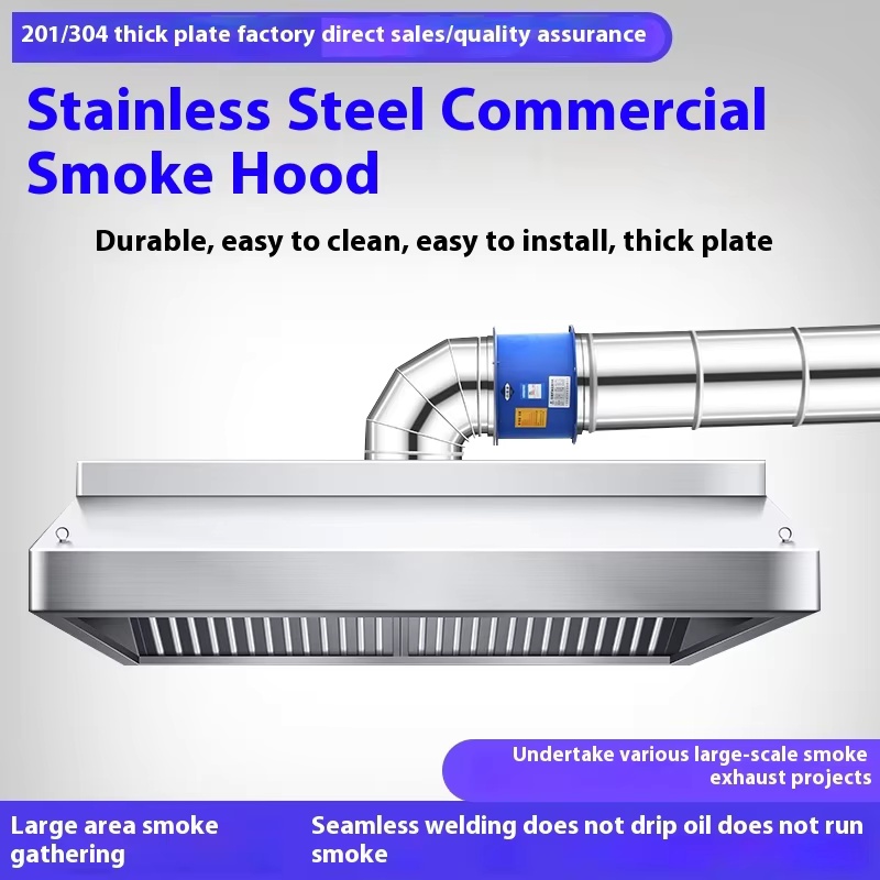 Coifa Comercial de Aço Inoxidá - Commercial Kitchen Exhaust Hood avaliação e preço