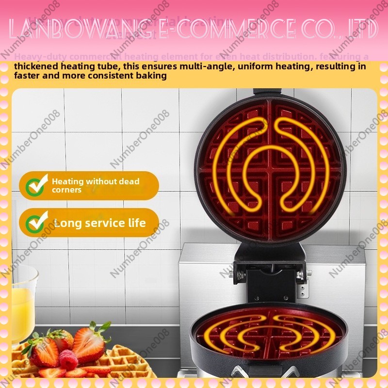 Máquina de Waffles Rotativa An - Crepe Maker Griddle avaliação e preço