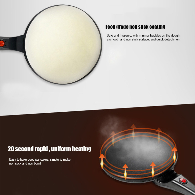 Máquina Elétrica de Crepes e P - Crepe Maker Griddle avaliação e preço