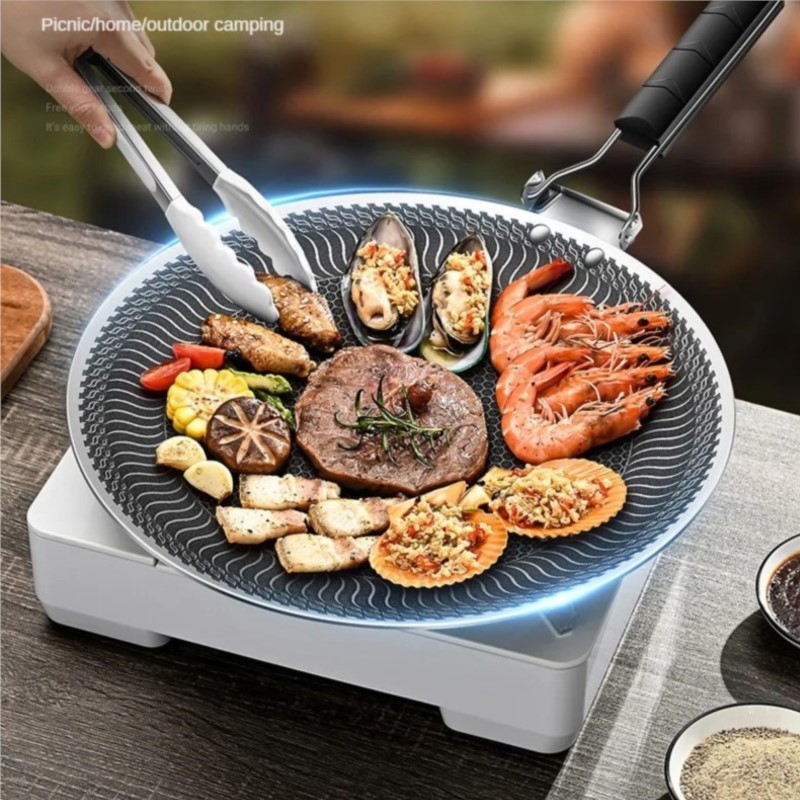 316 placa de churrasco de aço  - Commercial Kitchen Pans avaliação e preço
