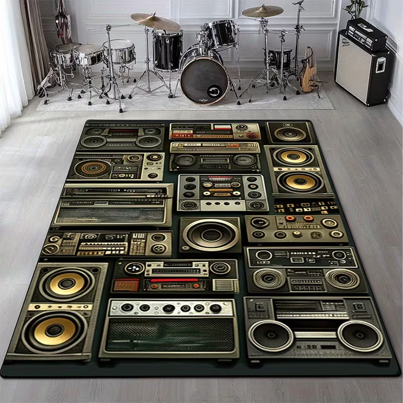 Música clássica do vintage dis - Commercial Kitchen Non Slip Flooring avaliação e preço
