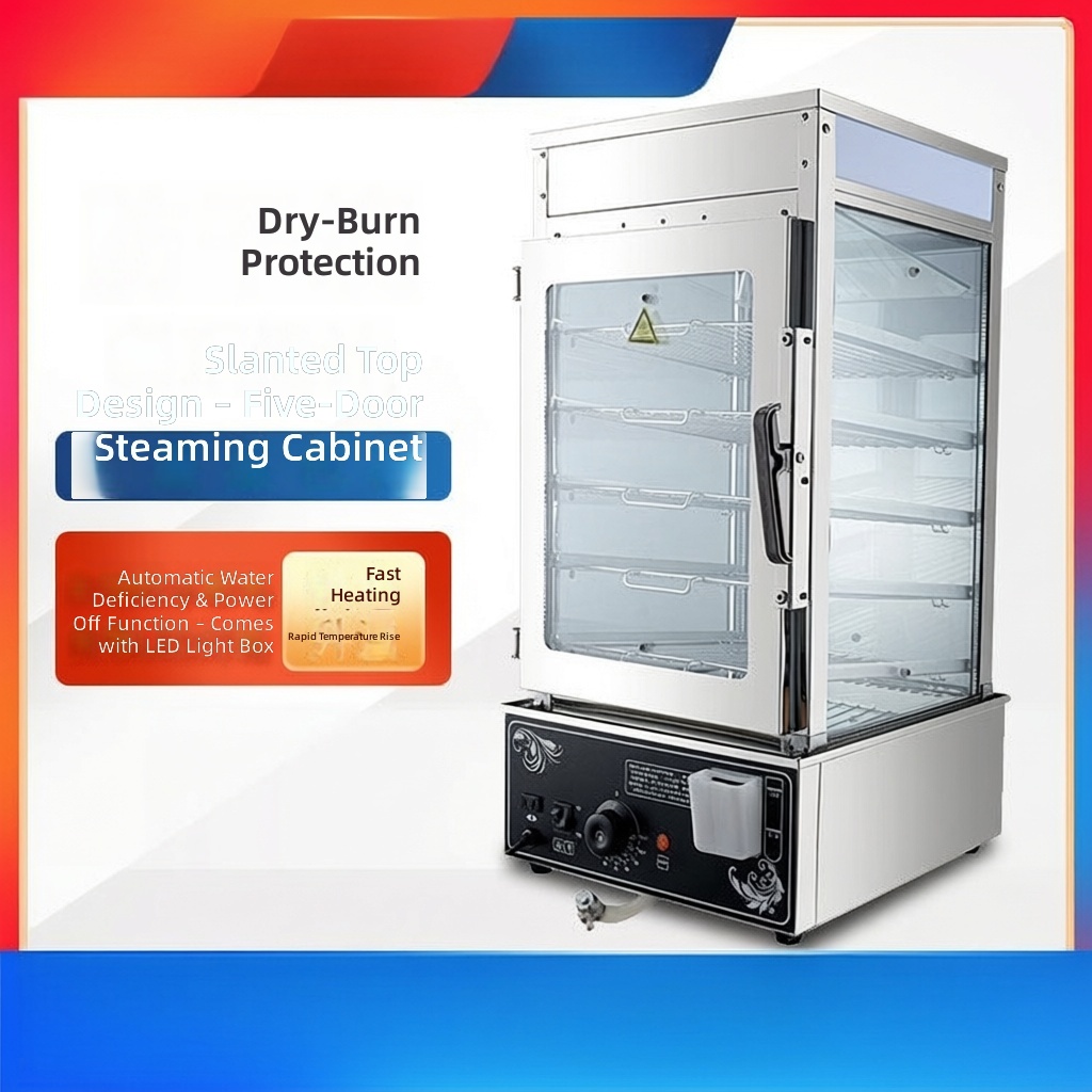 Vaporizador Elétrico de 5 Níve - Commercial Steamer Cabinet avaliação e preço