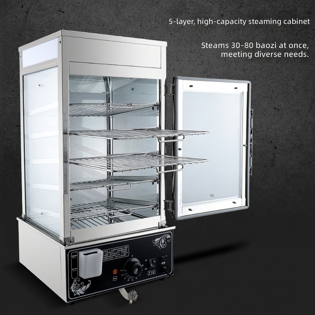 Vaporizador Elétrico de 5 Níve - Commercial Steamer Cabinet avaliação e preço