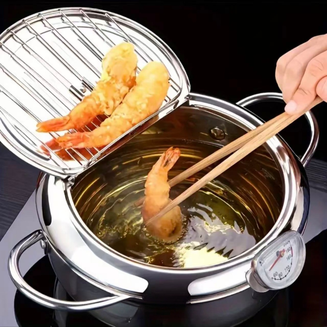 Panela de Aço Inoxidável com T - Commercial Kitchen Pans avaliação e preço