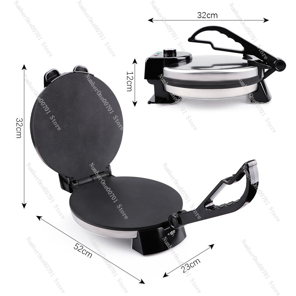 Máquina de Crepe Elétrica com  - Crepe Maker Griddle avaliação e preço