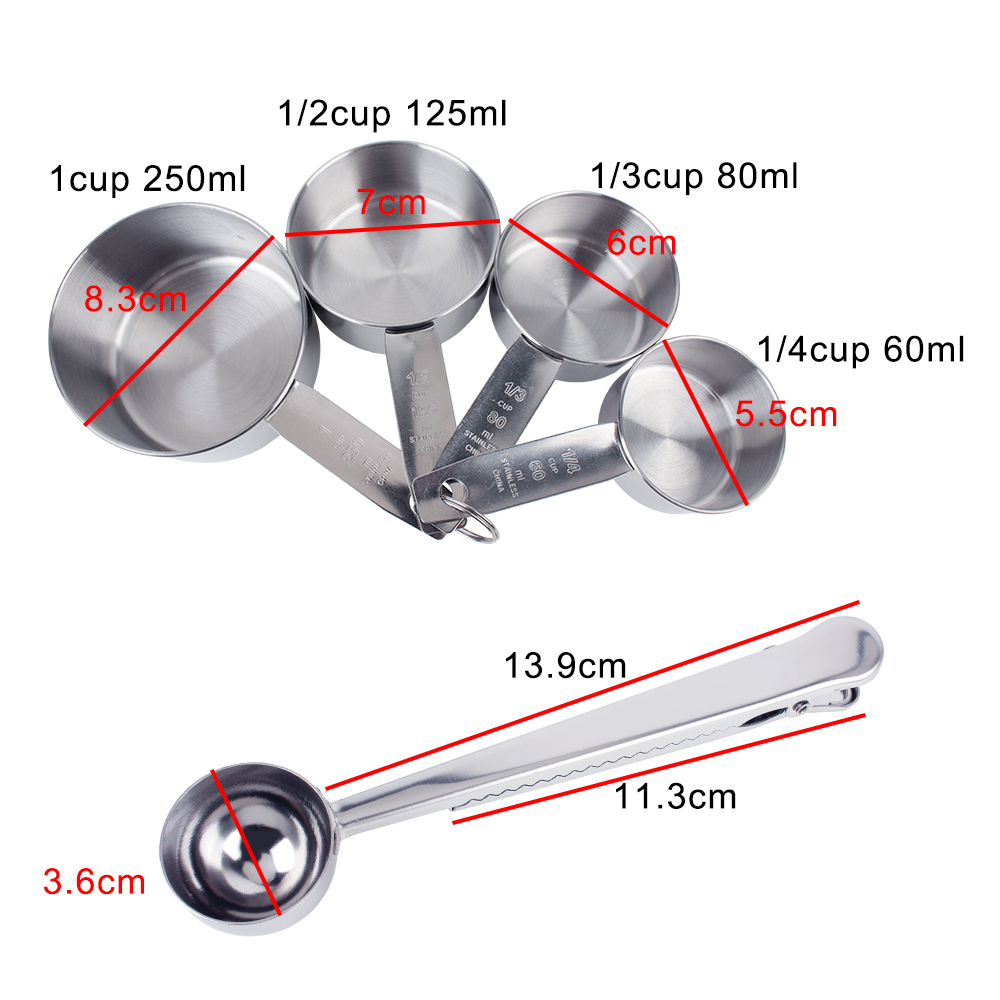 Conjunto de copos e colheres d - Commercial Kitchen Products avaliação e preço