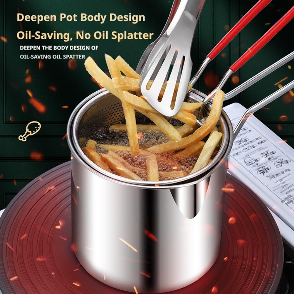 Panela de Fritura em Aço Inoxi - Commercial Kitchen Pans avaliação e preço