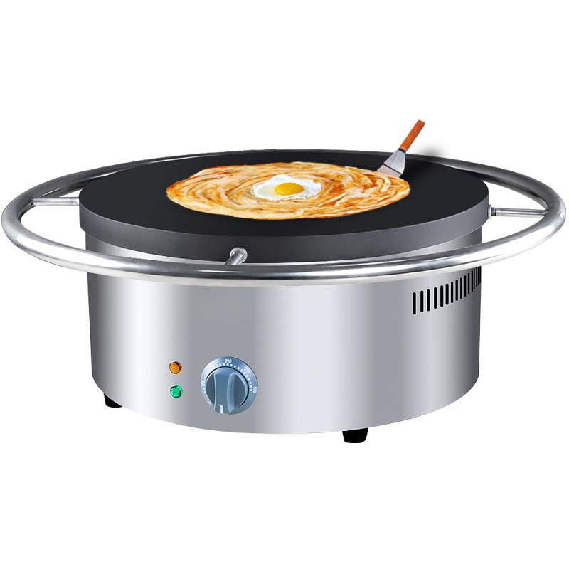 Chapa Elétrica Rotativa Manual - Crepe Maker Griddle avaliação e preço