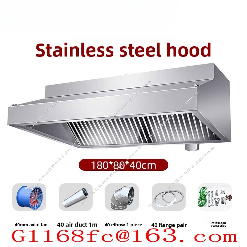 Coifa de Aço Inoxidável para C - Commercial Kitchen Exhaust Hood avaliação e preço